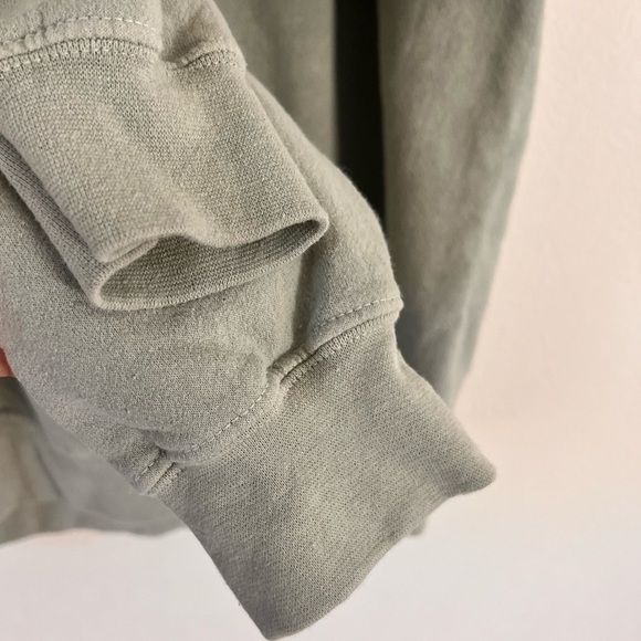 PacSun Golden Hour Take It Easy Orange Sage Green Pullover Sweatshirt XS/S - Picture 7 of 16